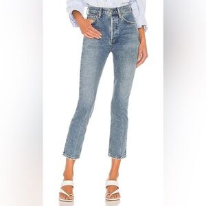 Citizens of Humanity Jolene High Rise Vintage Slim Jeans Dimple Denim Women’s 24